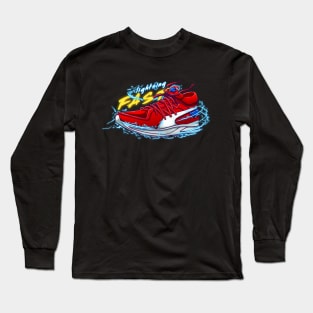 Lightning Fast Sneakers Long Sleeve T-Shirt